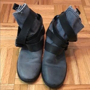 Maje Denim Boots